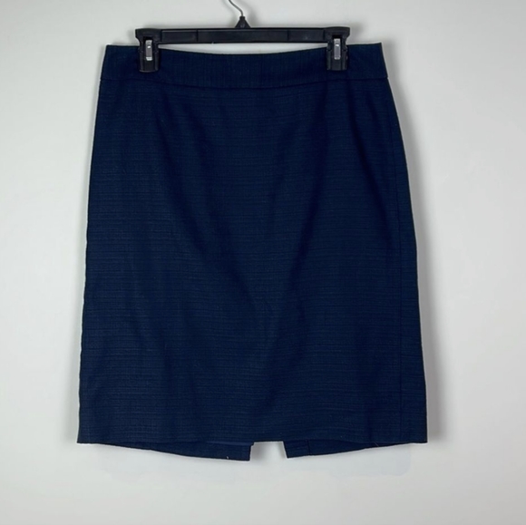 J. Crew navy blue pencil skirt size 8 - Picture 1 of 5